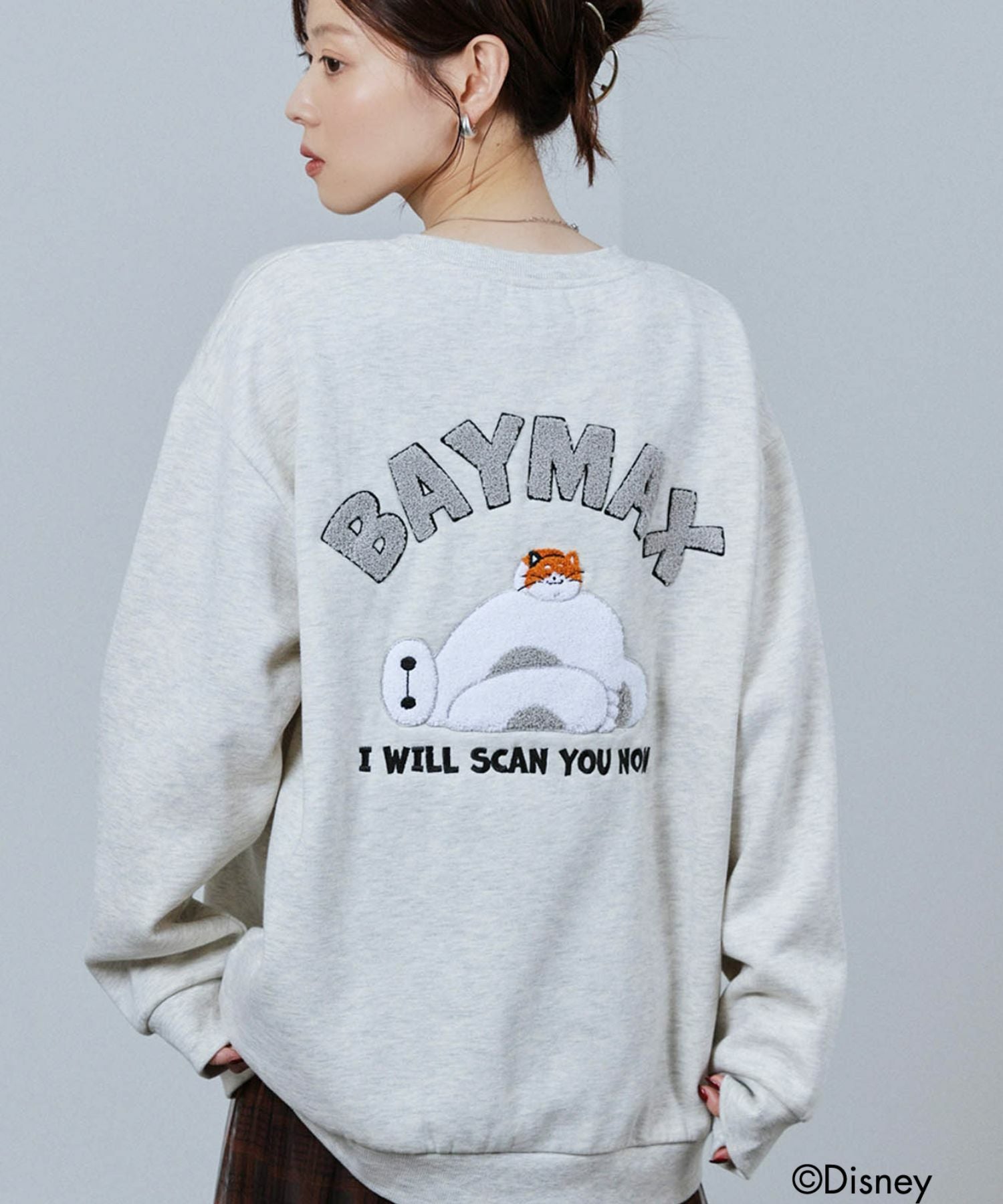 メガマソ/ペコシトレーナー Triacetate Polyester Embroidered