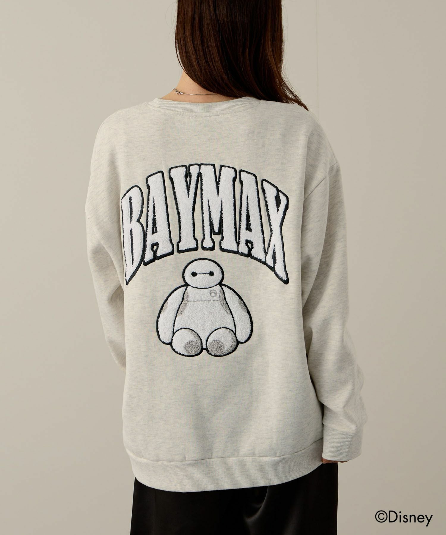 Disney 『ベイマックス』 / アーチロゴサガラトレーナー メンズ