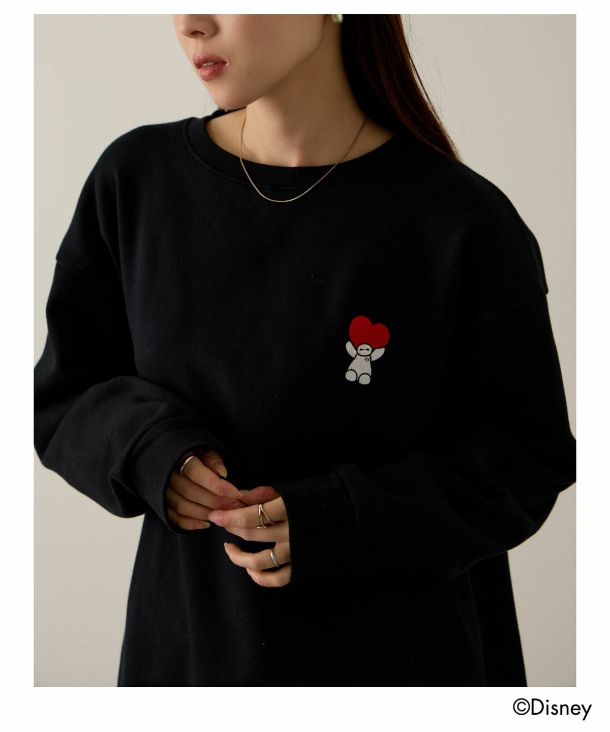 Disney 『ベイマックス』 / アーチロゴサガラトレーナー メンズ