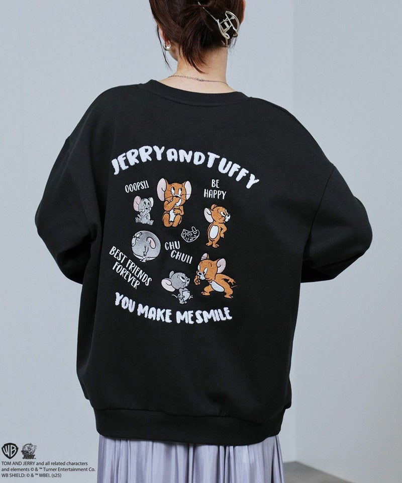 Tom and Jerry 刺繍トレーナー メンズ商品画像-2