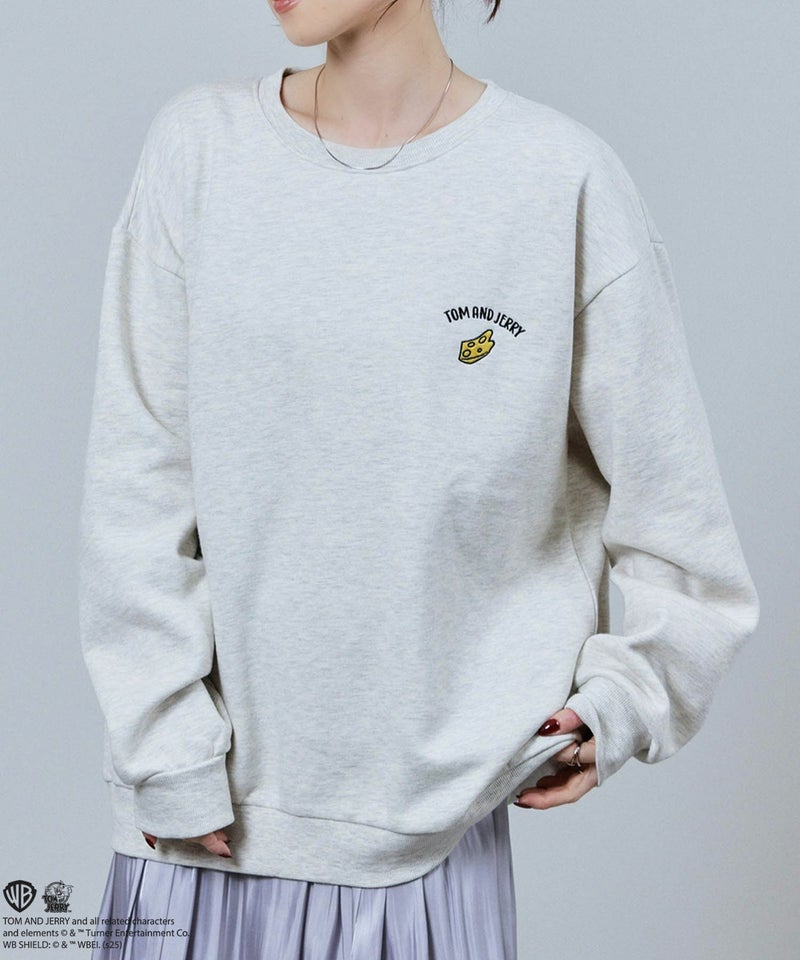 Tom and Jerry 刺繍トレーナー メンズ商品画像-3