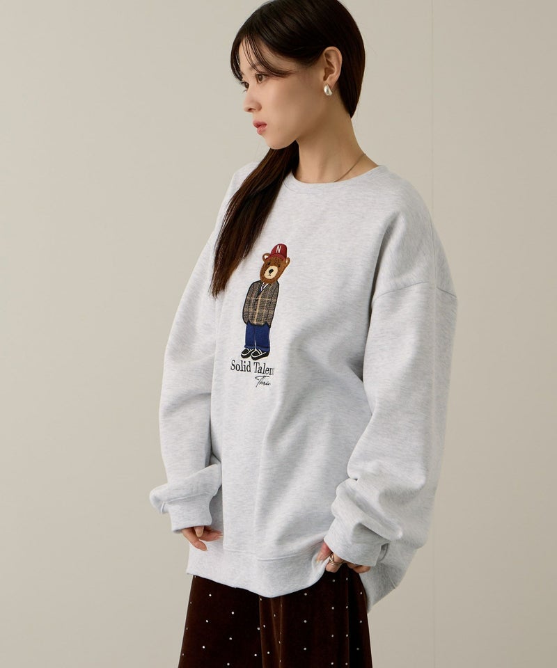 QUASH ベアーサガラ刺繍トレーナー メンズ商品画像-7