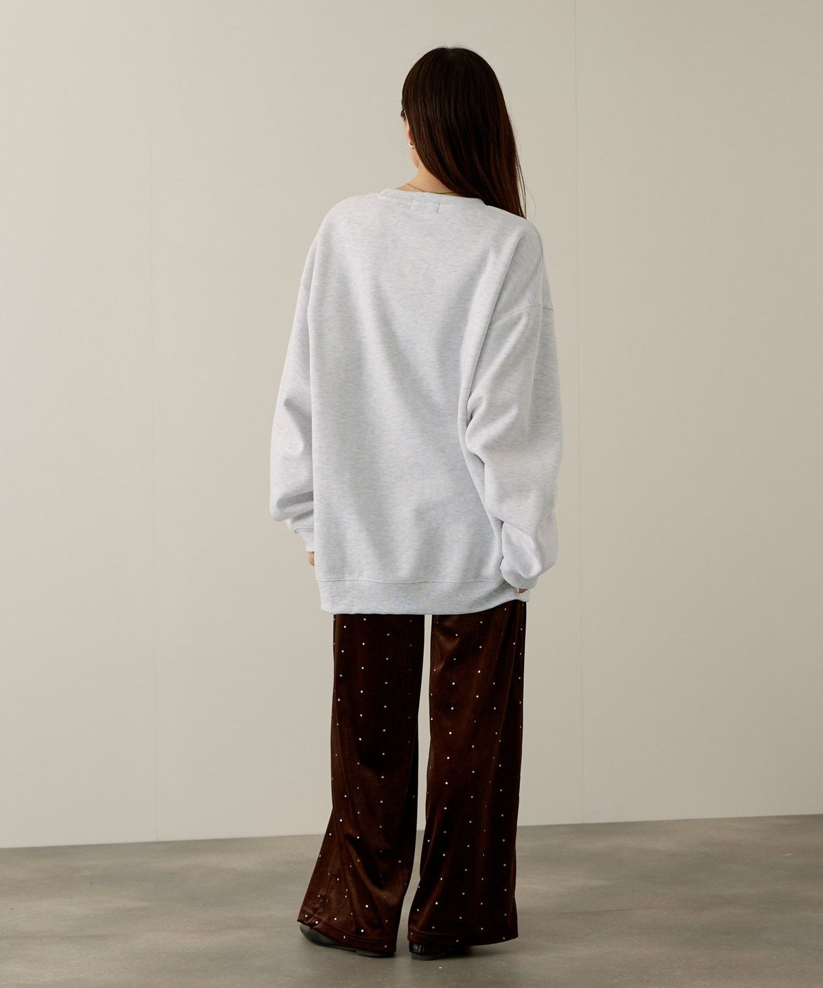 QUASH ベアーサガラ刺繍トレーナー メンズ