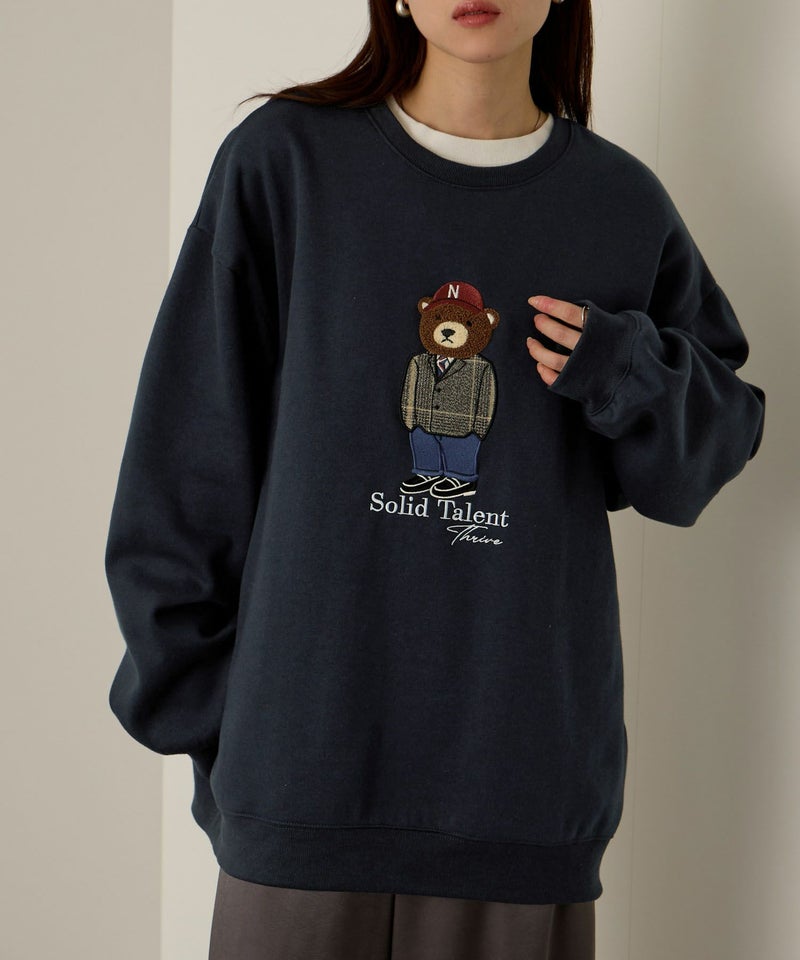 QUASH ベアーサガラ刺繍トレーナー メンズ商品画像-10