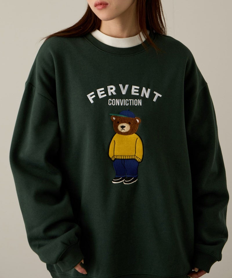 QUASH ベアーサガラ刺繍トレーナー メンズ商品画像-14