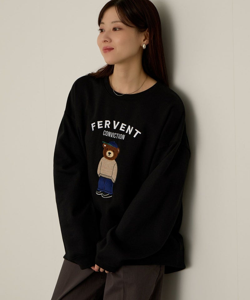 QUASH  ベアーサガラ刺繍トレーナー メンズ商品画像-18