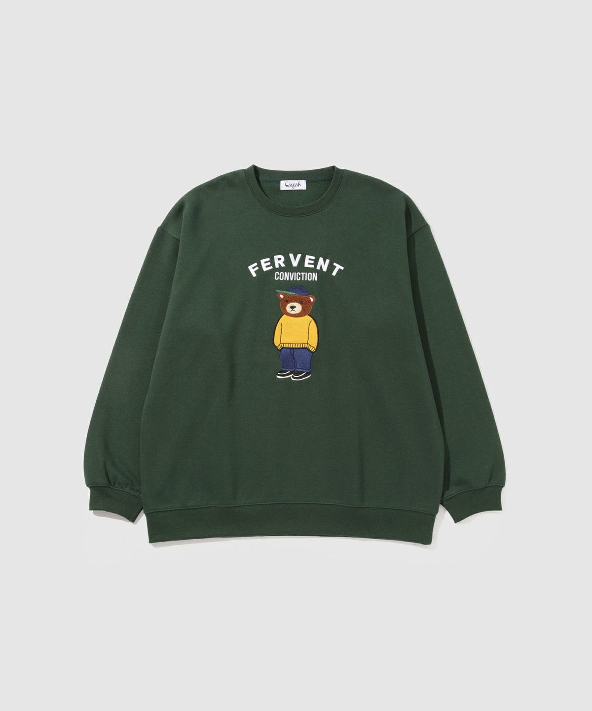 QUASH ベアーサガラ刺繍トレーナー メンズ