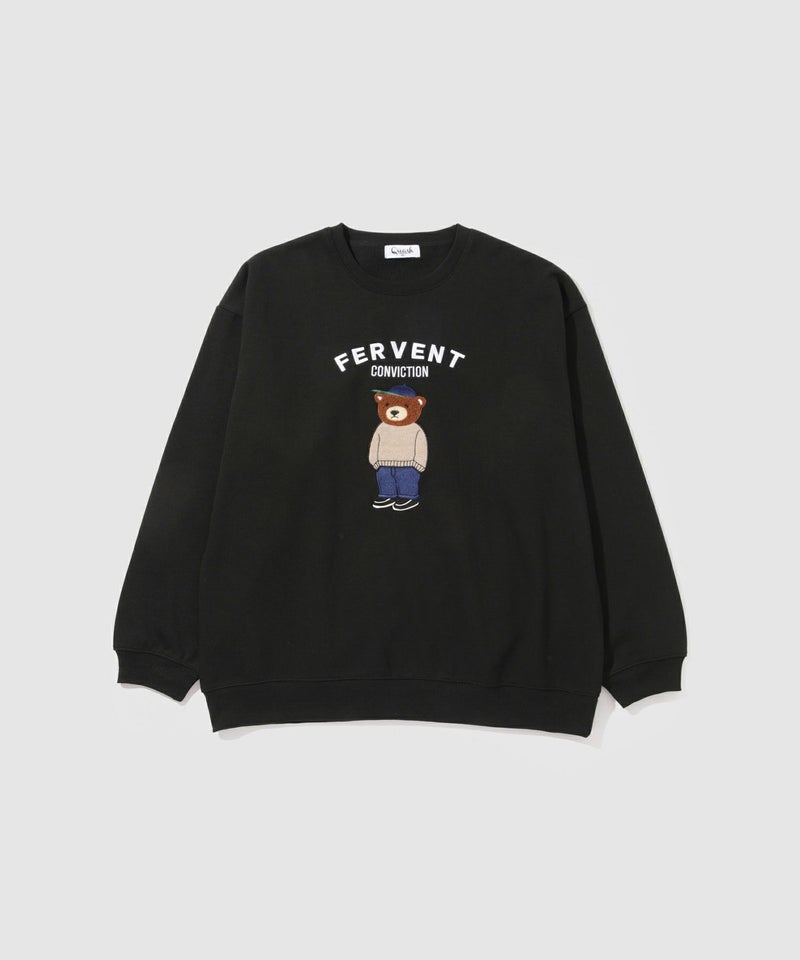 QUASH ベアーサガラ刺繍トレーナー メンズ商品画像-24