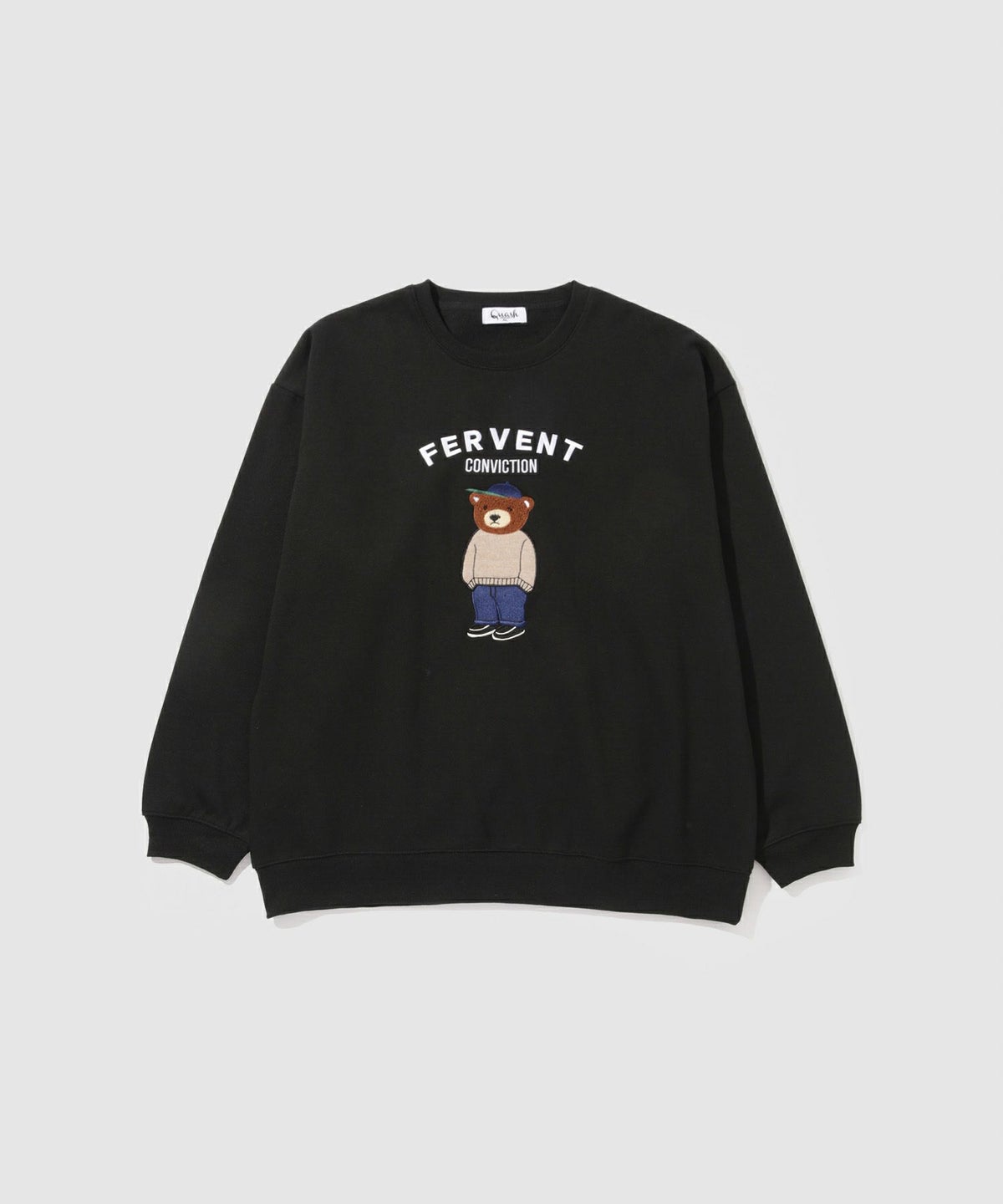 QUASH ベアーサガラ刺繍トレーナー メンズ