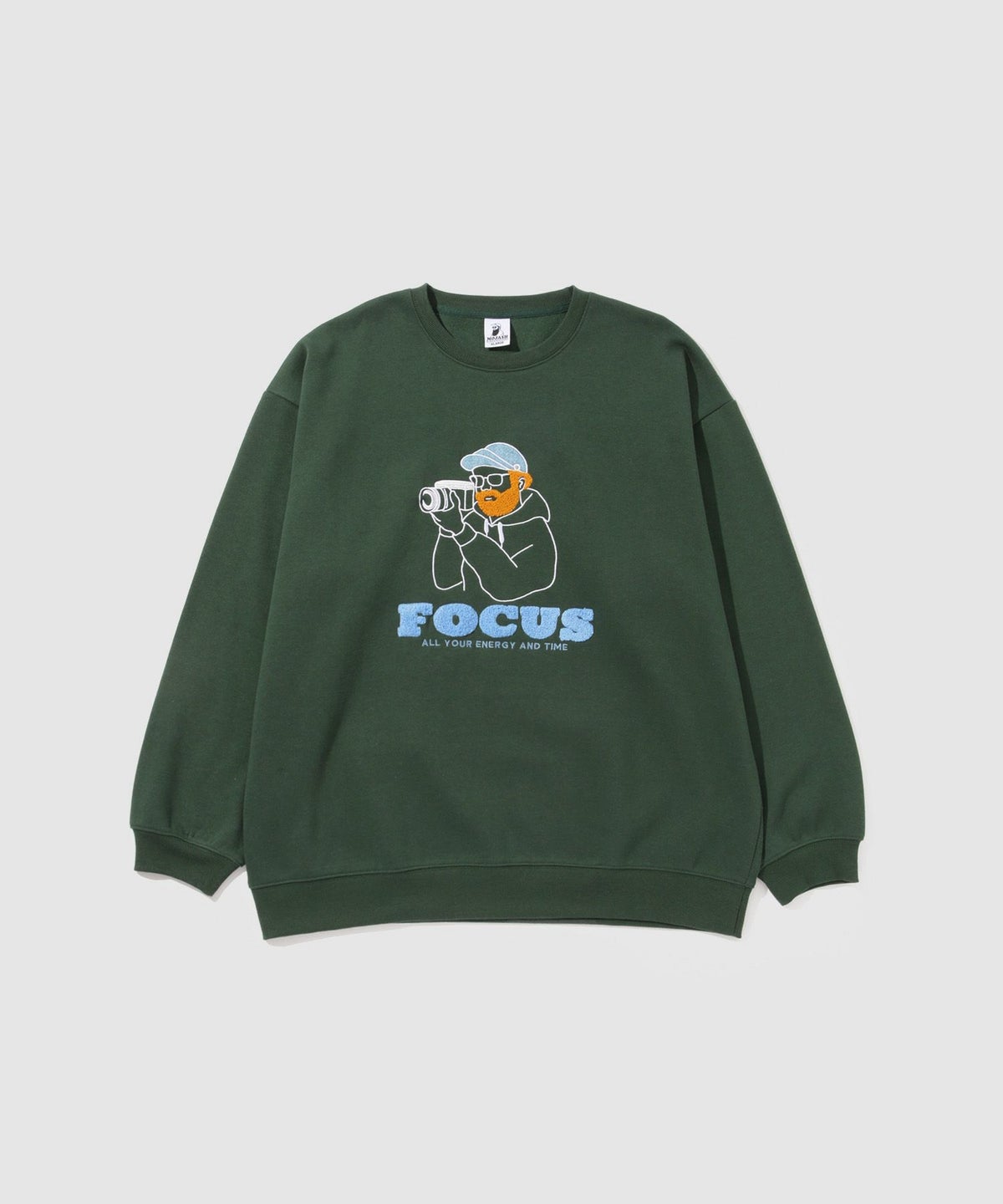 ヒゲサガラ刺繍トレーナー メンズ