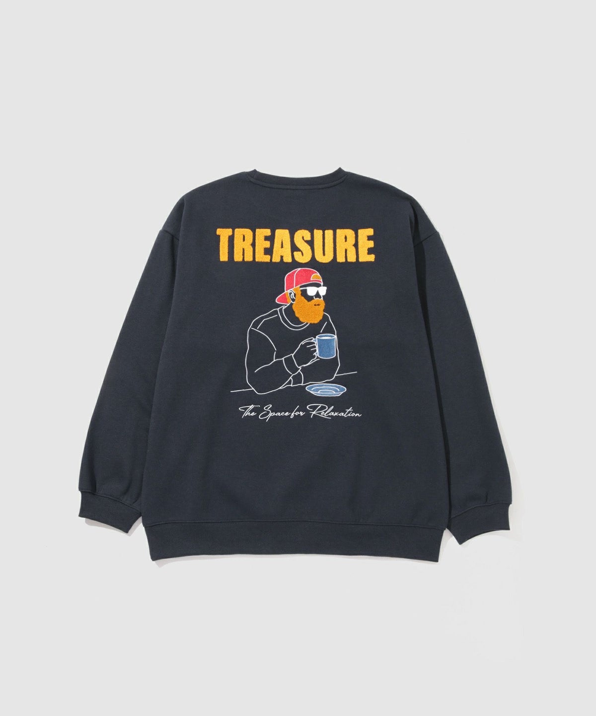 ヒゲサガラ刺繍トレーナー メンズ