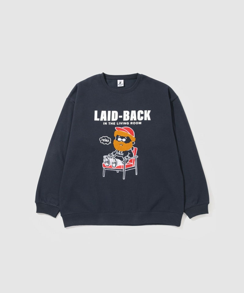 ミニヒゲサガラ刺繍トレーナー メンズ商品画像-1