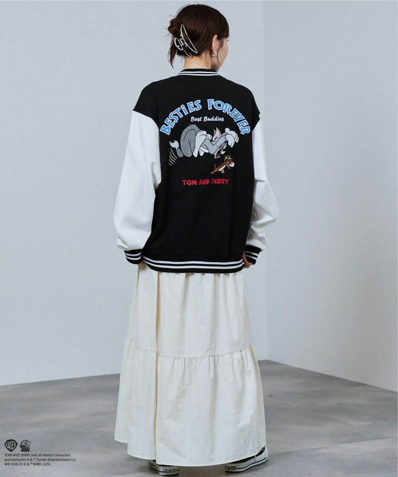 Tom and Jerry バック刺繍スタジャン メンズ商品画像-6