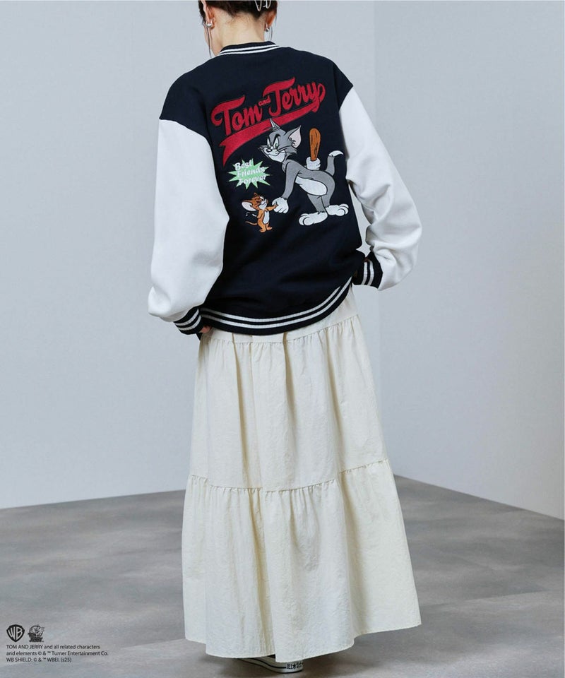 Tom and Jerry バック刺繍スタジャン メンズ商品画像-12