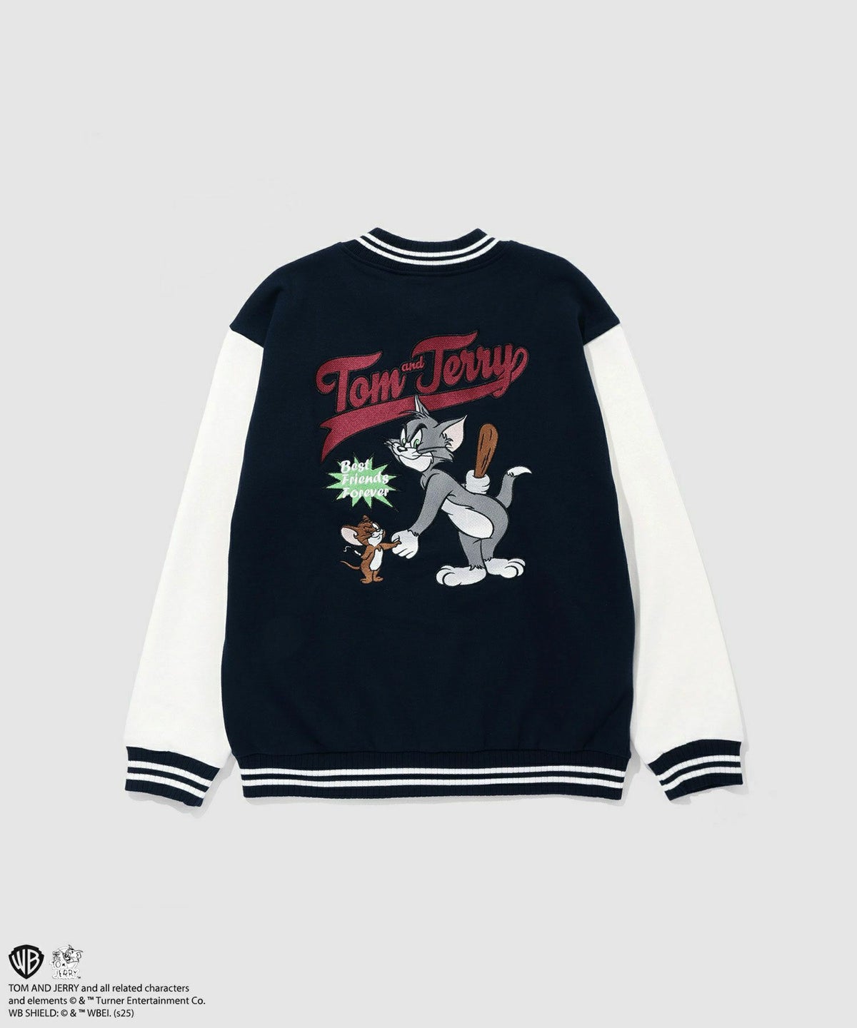 Tom and Jerry バック刺繍スタジャン メンズ