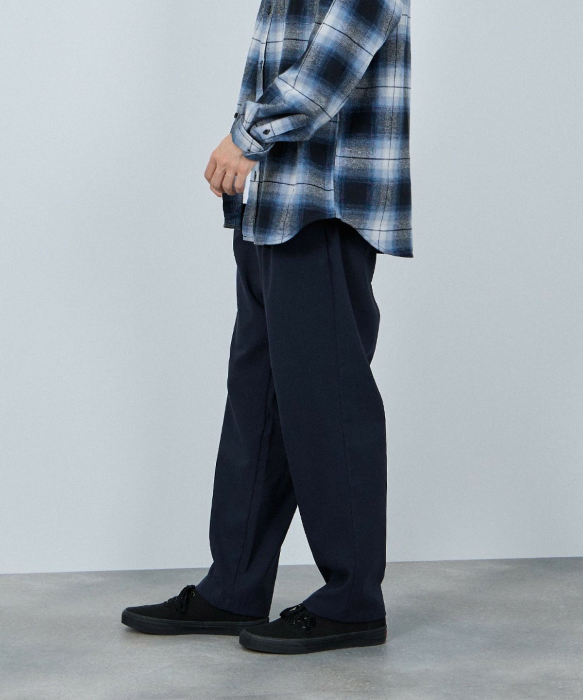 NAVY 毎日はきたくなるラクラクパンツ 「マイラク」 ワイドパンツ メンズ