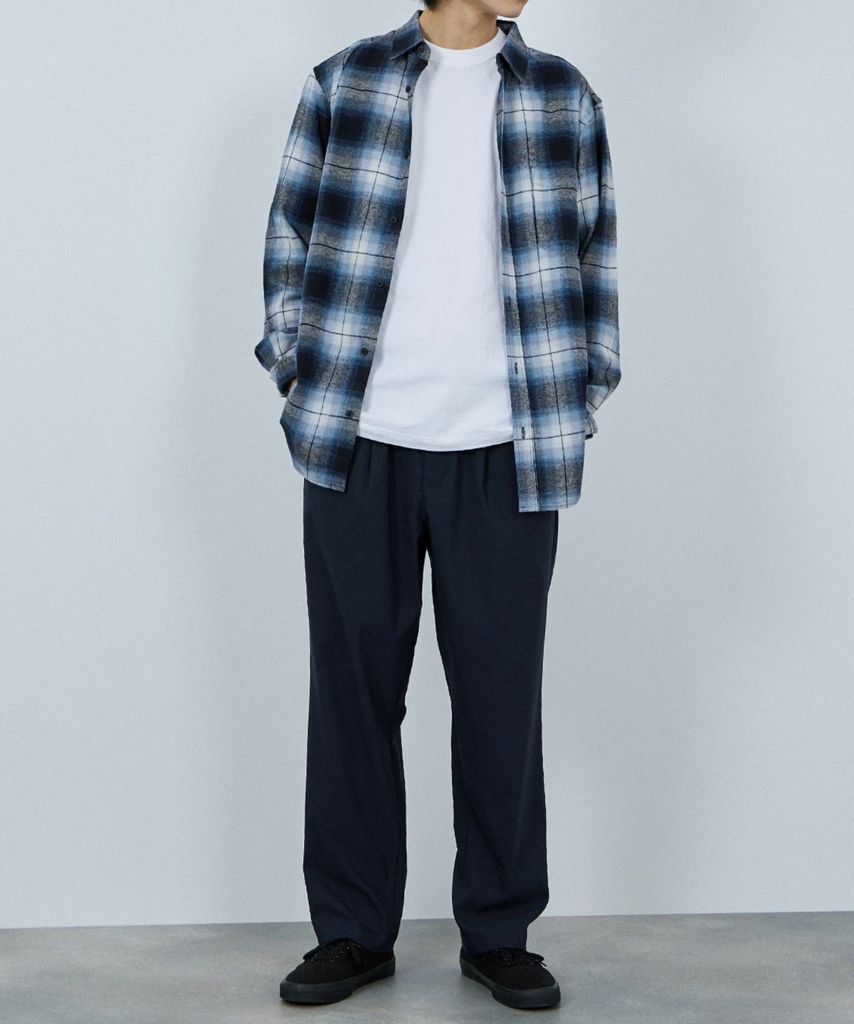 NAVY 毎日はきたくなるラクラクパンツ 「マイラク」 ワイドパンツ メンズ