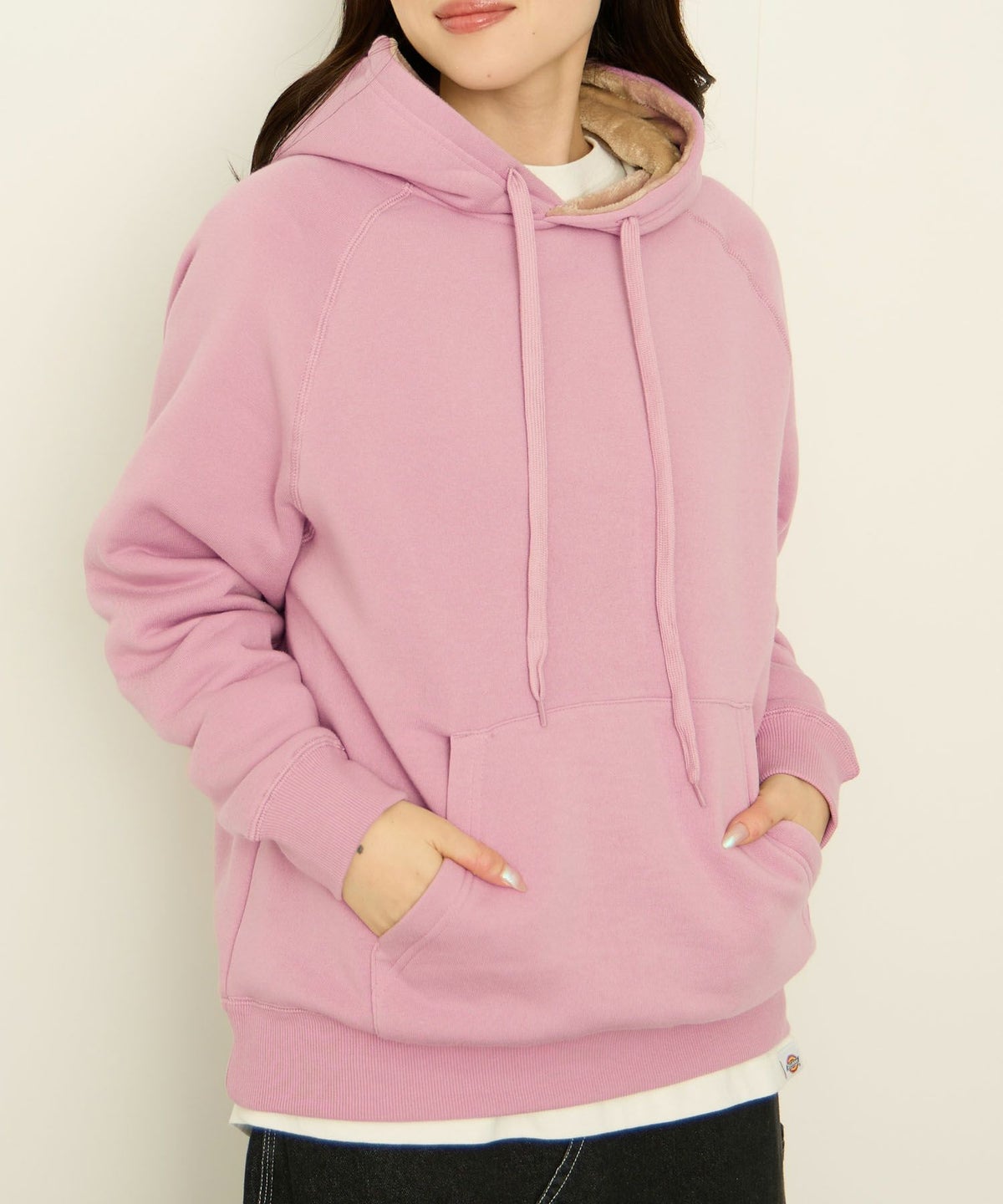 nAvy 裏シャギーパーカー レディース