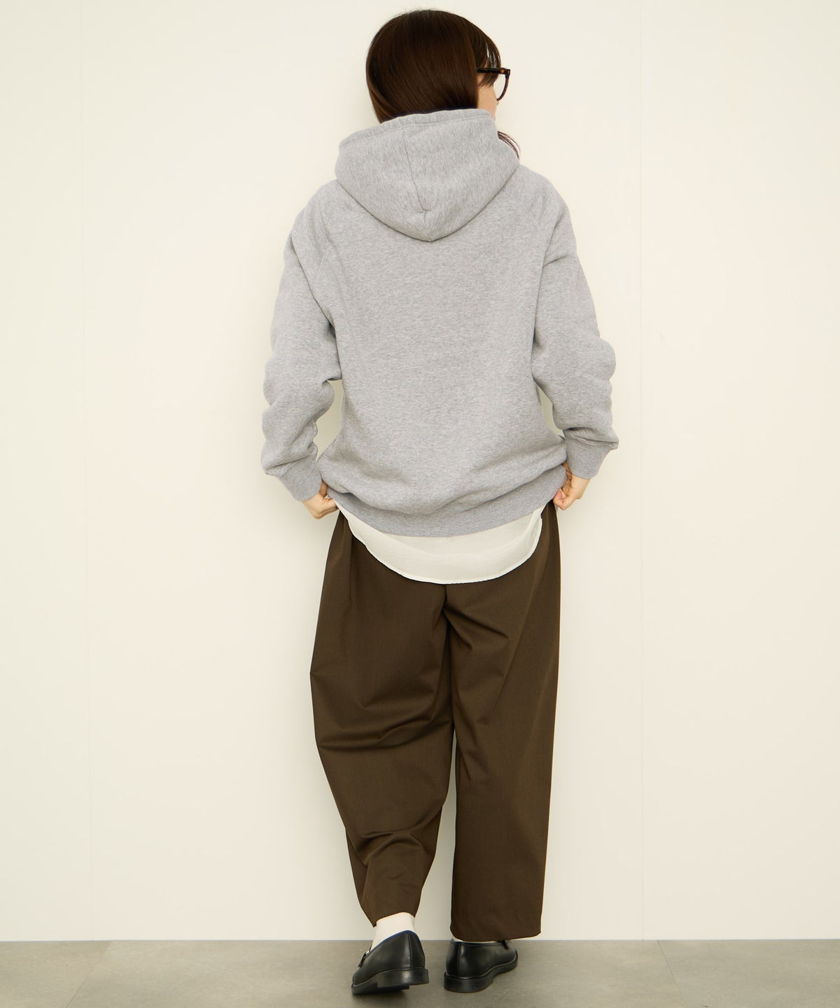 nAvy 裏シャギーパーカー レディース