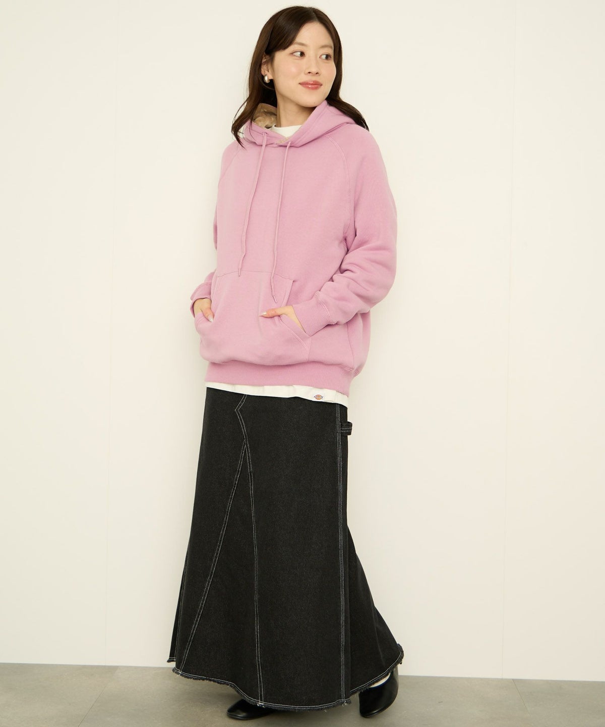 nAvy 裏シャギーパーカー レディース