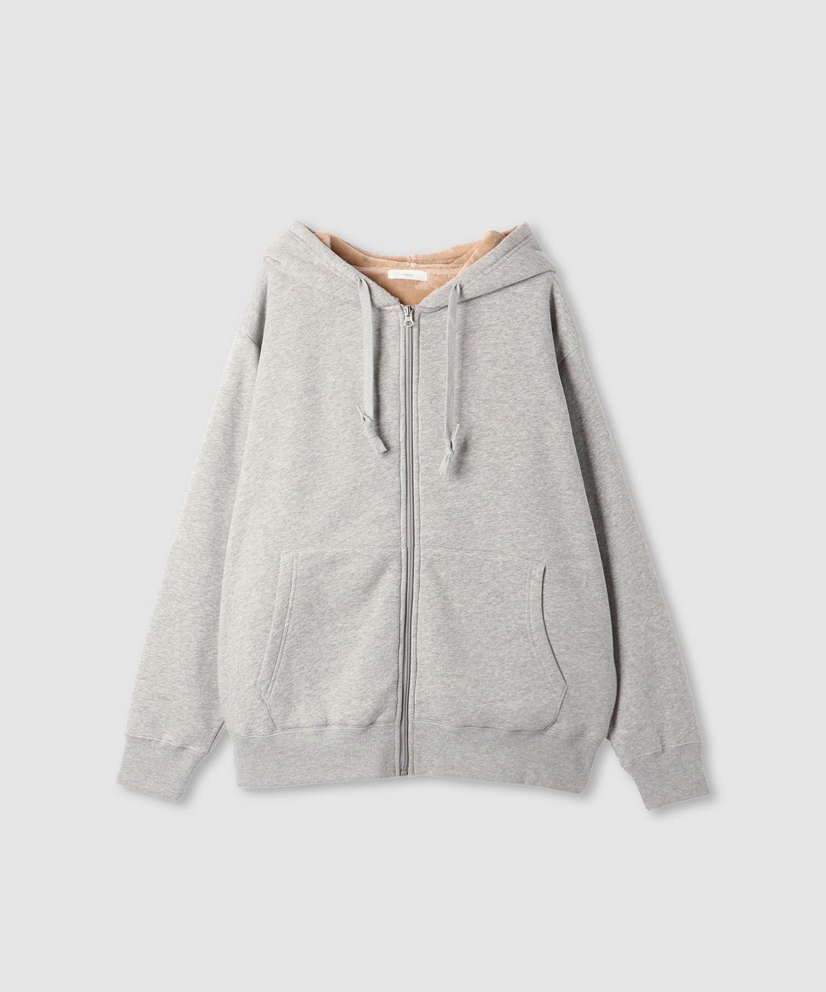 nAvy 裏シャギージップパーカー レディース