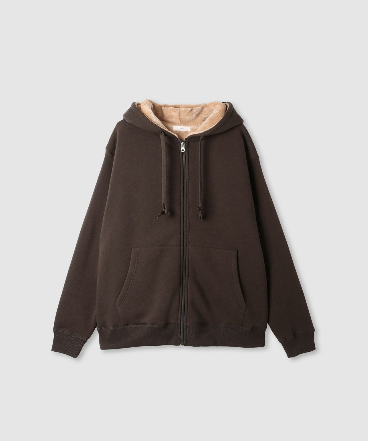 nAvy 裏シャギージップパーカー レディース