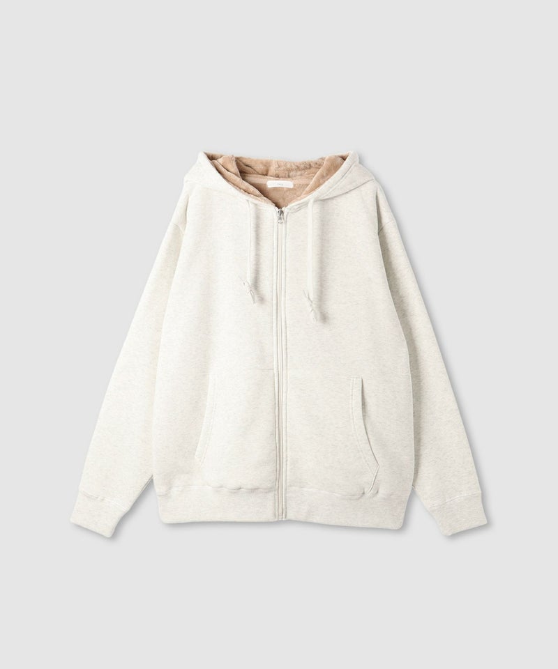 nAvy 裏シャギージップパーカー レディース商品画像-16