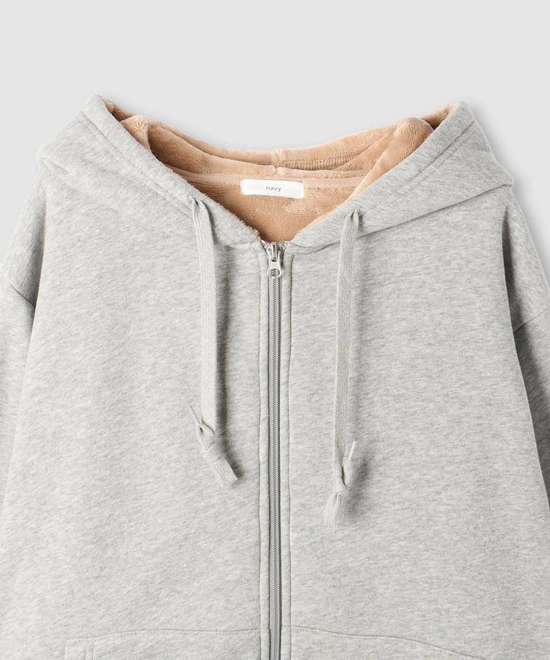 nAvy 裏シャギージップパーカー レディース商品画像-19
