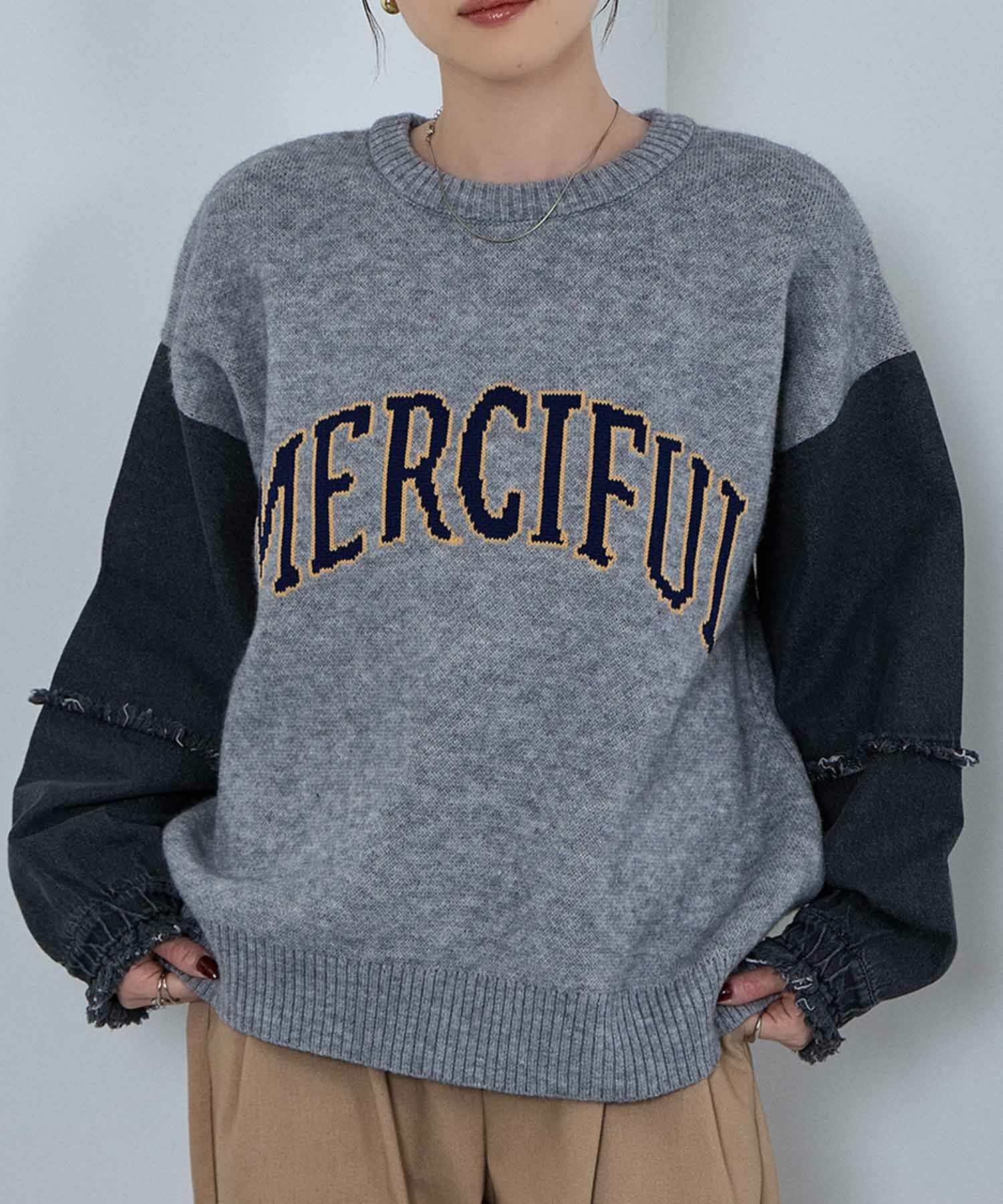 ニット加工プルオーバー C/Wニットプルオーバー | Knit | HER. Online Store