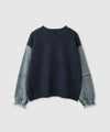 [期間限定knit]nAvy  ニット×デニムプルオーバー レディース商品サムネイル-16