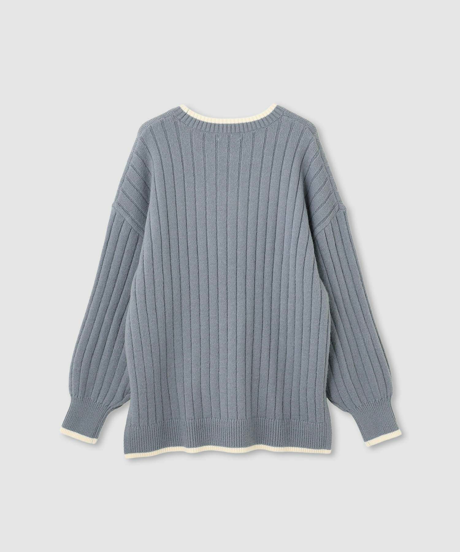 もえりー　ダーリンニット STYLEMIXER | レースアップリブニットトップ (ニット ) |SHEL'TTER