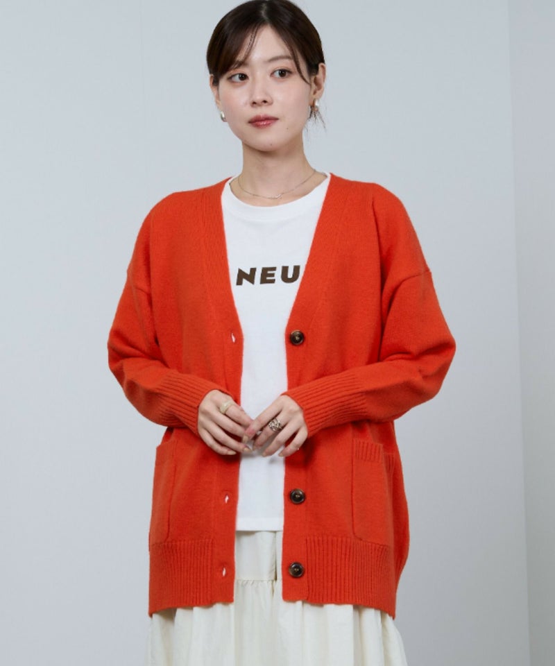 [期間限定knit]nAvy もちり もちもち 洗えるニット Vネックカーディガン レディース商品画像-16