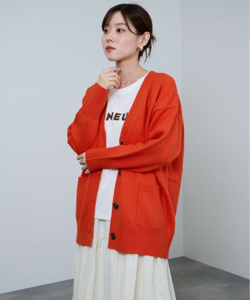 [期間限定knit]nAvy もちり もちもち 洗えるニット Vネックカーディガン レディース商品画像-17