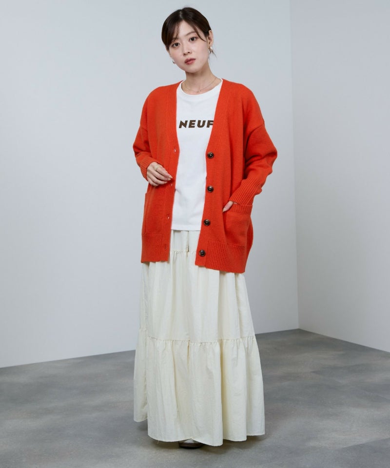 [期間限定knit]nAvy もちり もちもち 洗えるニット Vネックカーディガン レディース商品画像-18