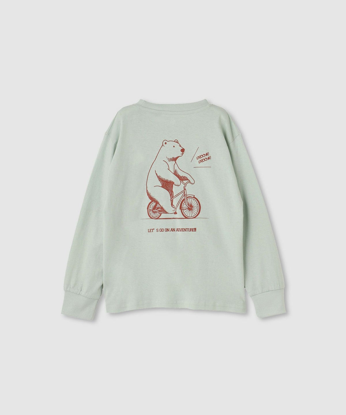 T-GRAPHICS 線描きアニマル長袖Tシャツ キッズ メール便 対応商品