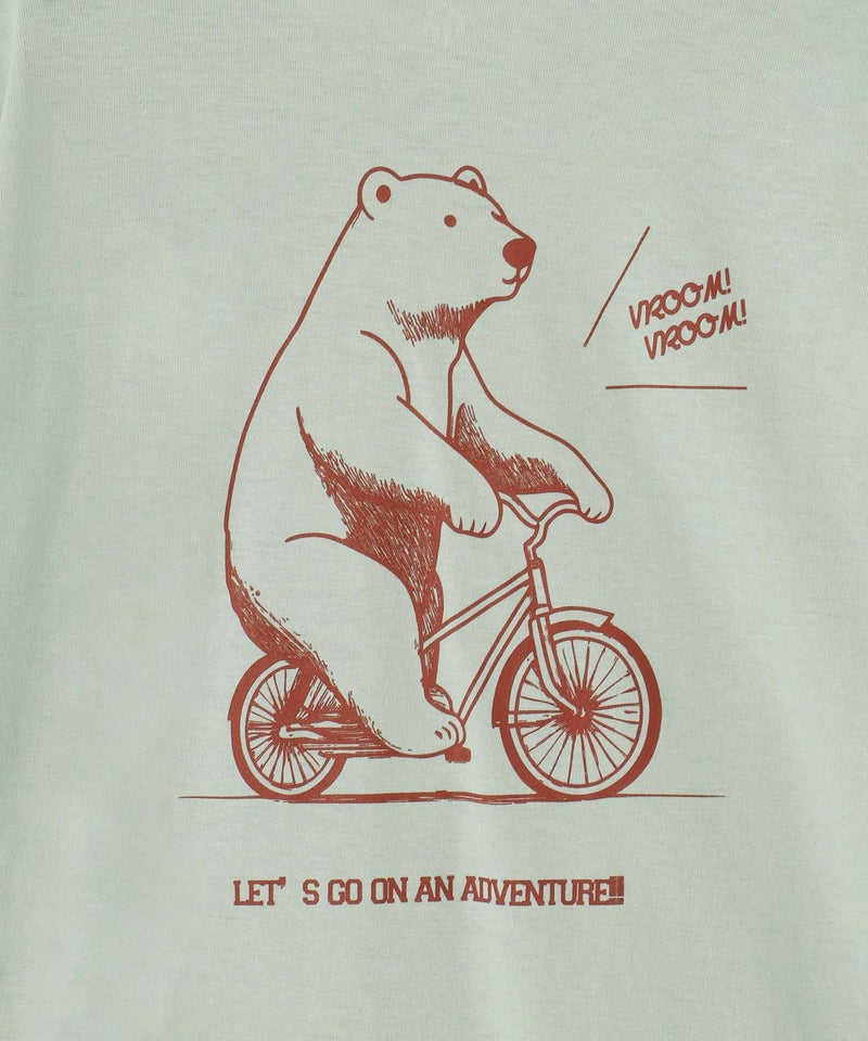 T-GRAPHICS 線描きアニマル長袖Tシャツ キッズ メール便 対応商品商品画像-7