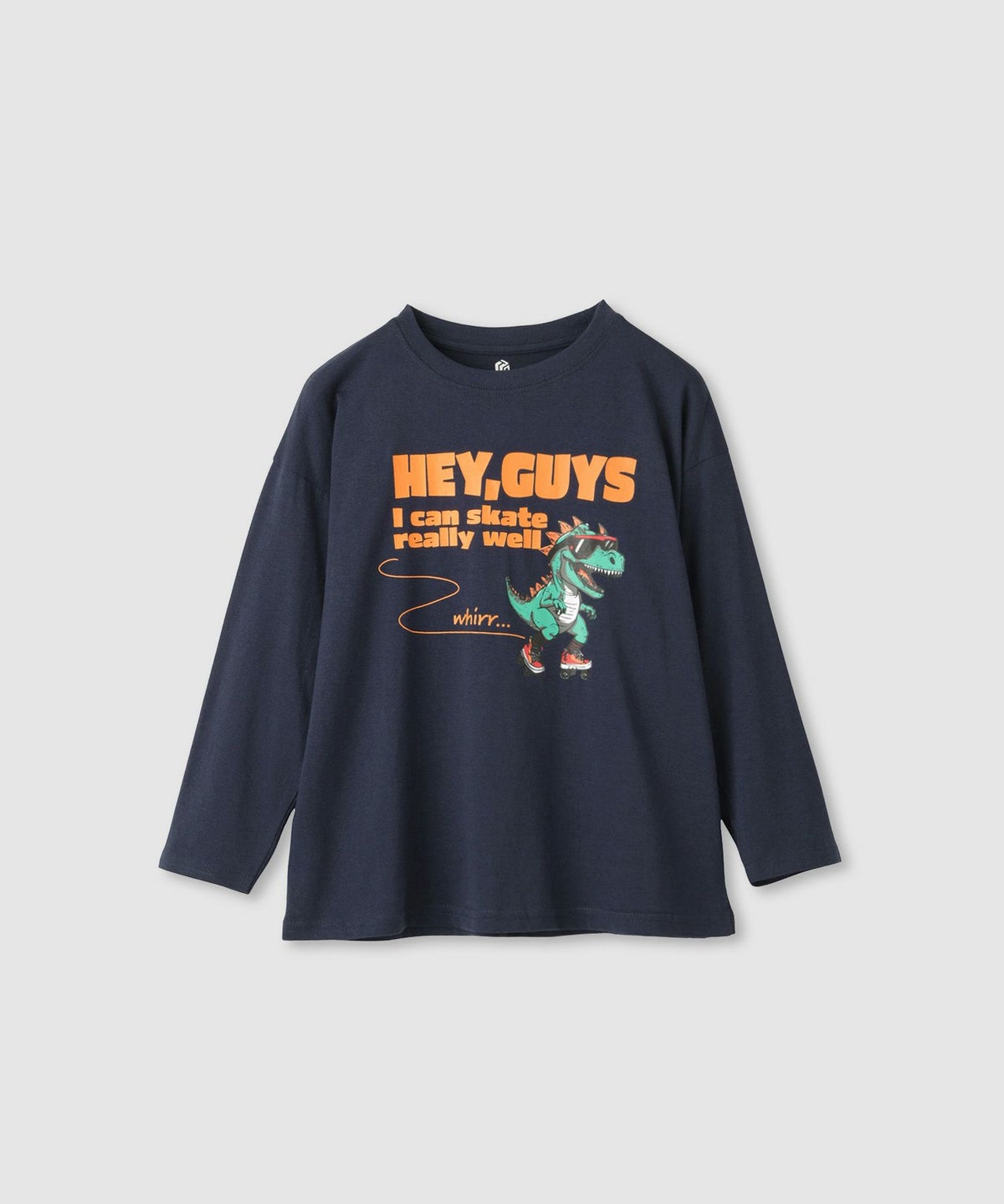 T-GRAPHICS スケータープリント長袖Tシャツ キッズ メール便 対応商品
