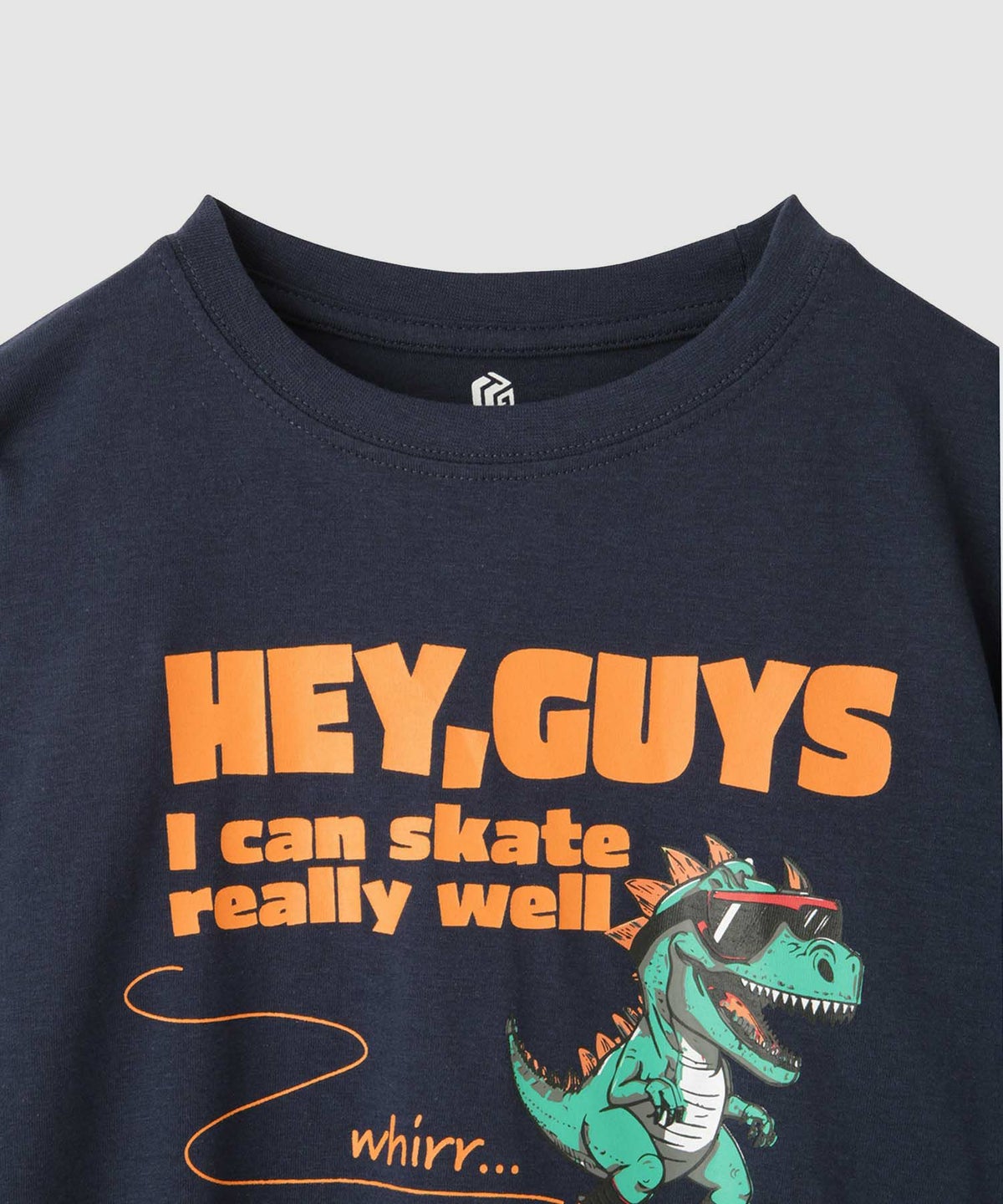 T-GRAPHICS スケータープリント長袖Tシャツ キッズ メール便 対応商品