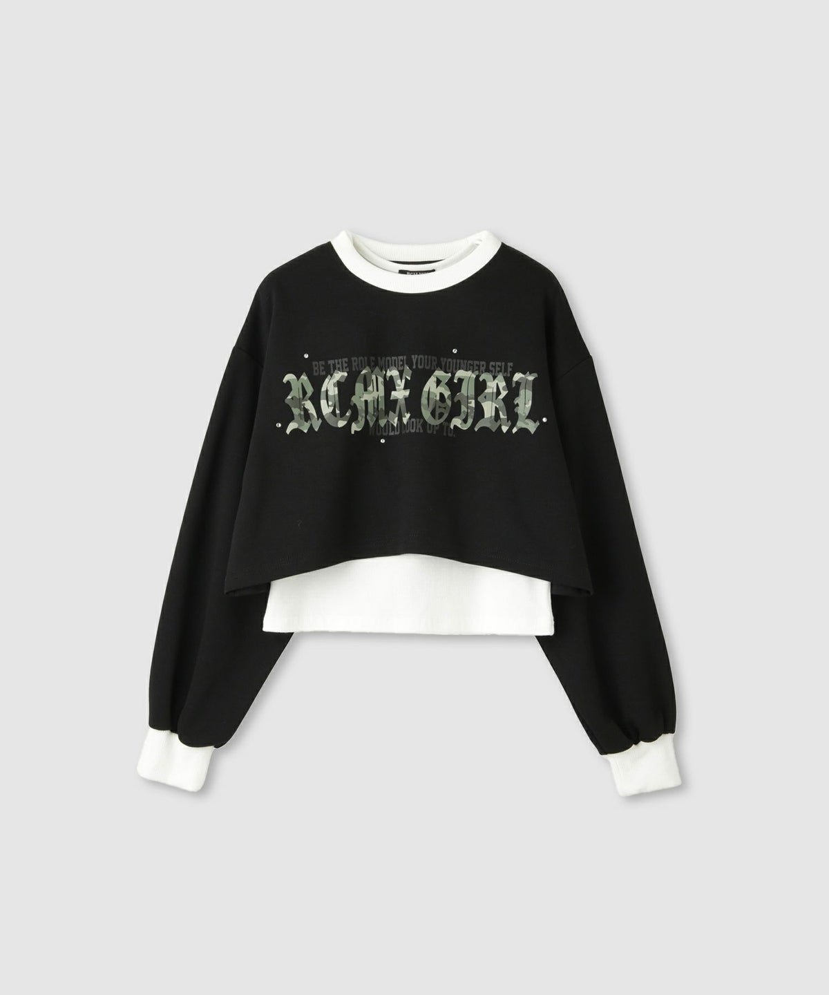 [期間限定価格]RICH MIX ポンチ素材短丈アンサンブル キッズ