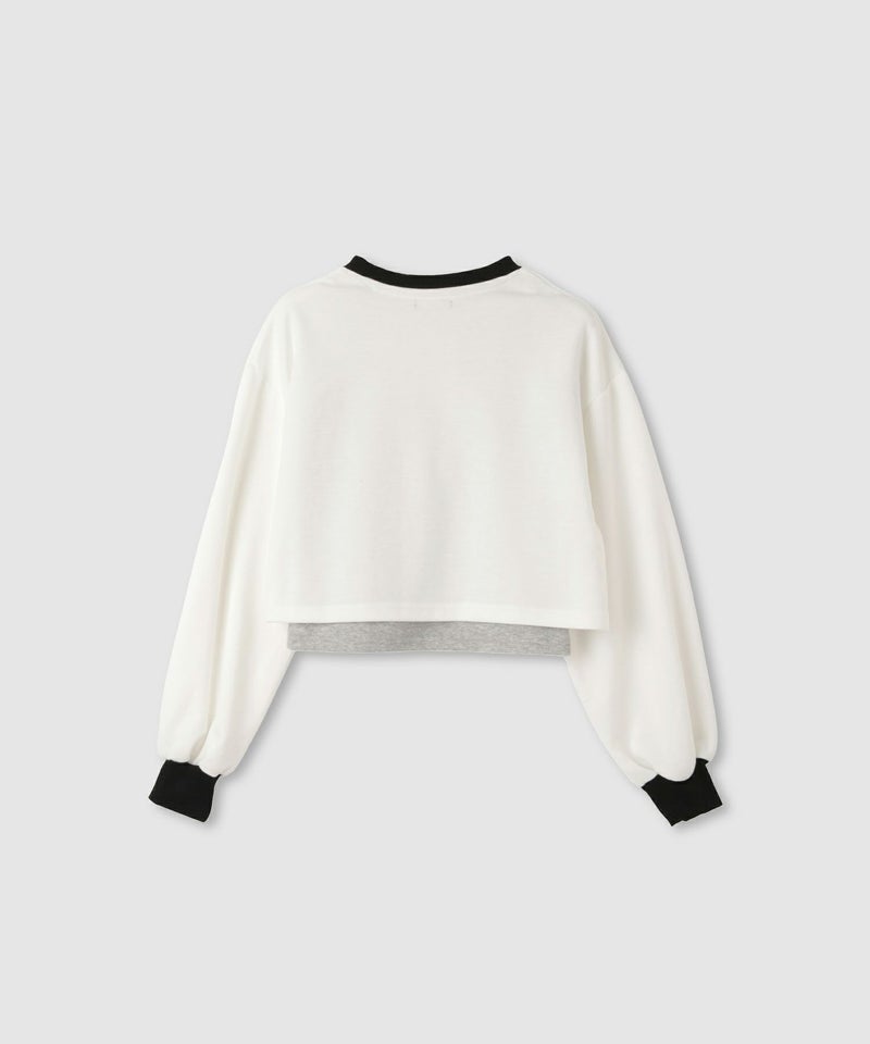 RICH MIX  ポンチ素材短丈アンサンブル キッズ商品画像-4