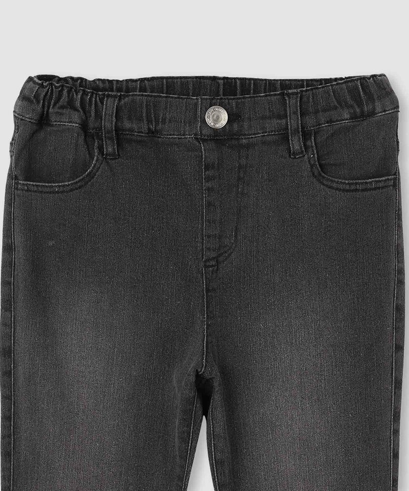 NAVY のびるモン ストレッチデニムフレアウエストギャザーパンツ キッズ商品画像-6