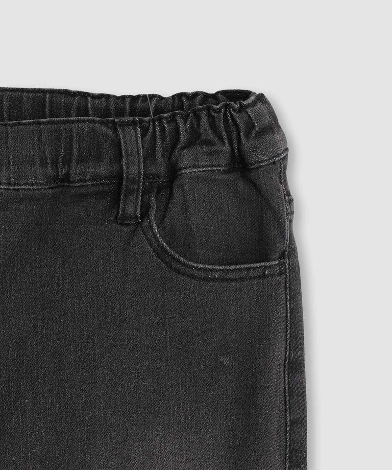 NAVY のびるモン ストレッチデニムフレアウエストギャザーパンツ キッズ商品画像-7