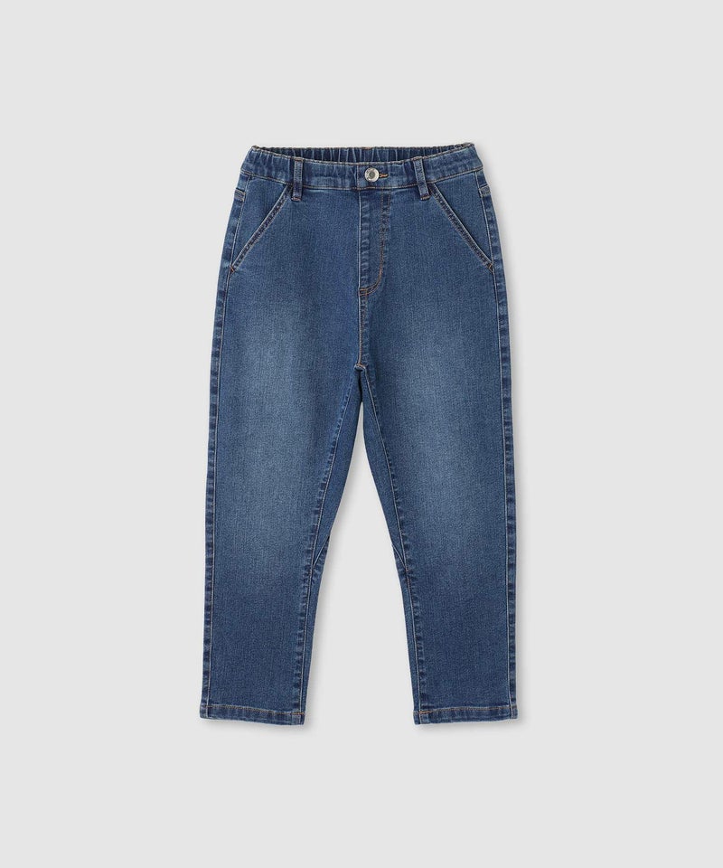 NAVY のびるモン ストレッチデニムペグトップパンツ キッズ商品画像-4