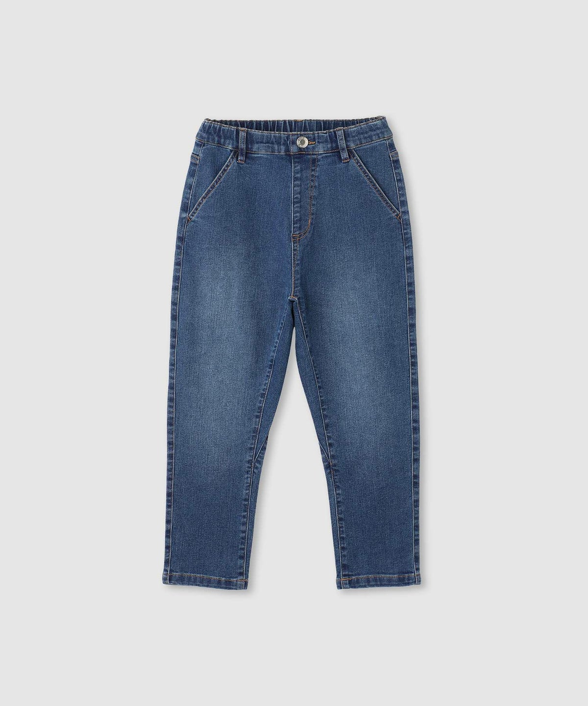 NAVY のびるモン ストレッチデニムペグトップパンツ キッズ