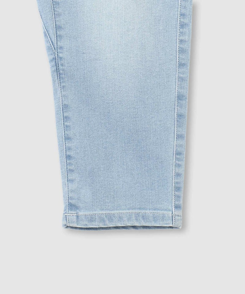 NAVY  のびるモン ストレッチデニムペグトップパンツ キッズ商品画像-9