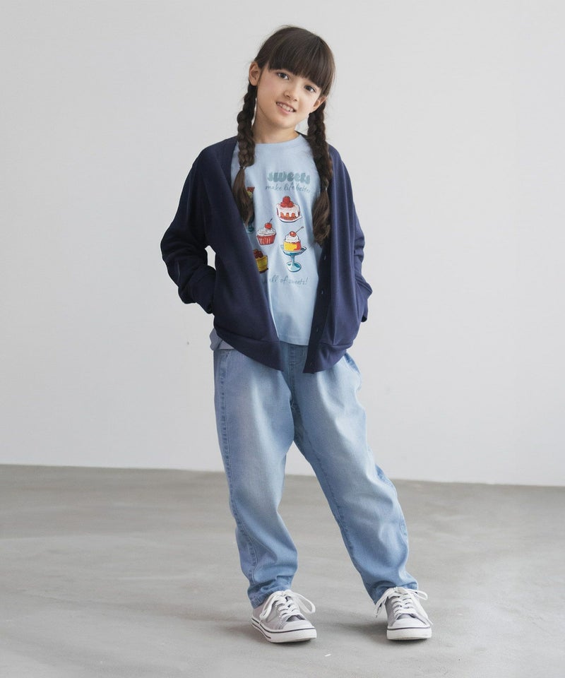 NAVY のびるモン ストレッチデニムペグトップパンツ キッズ商品画像-11