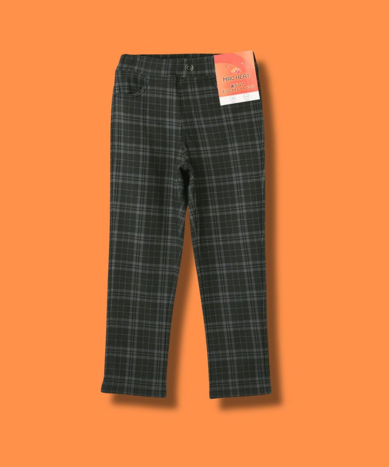 NAVY MAC HEAT 裏ベロアスキニーパンツ キッズ商品画像-1