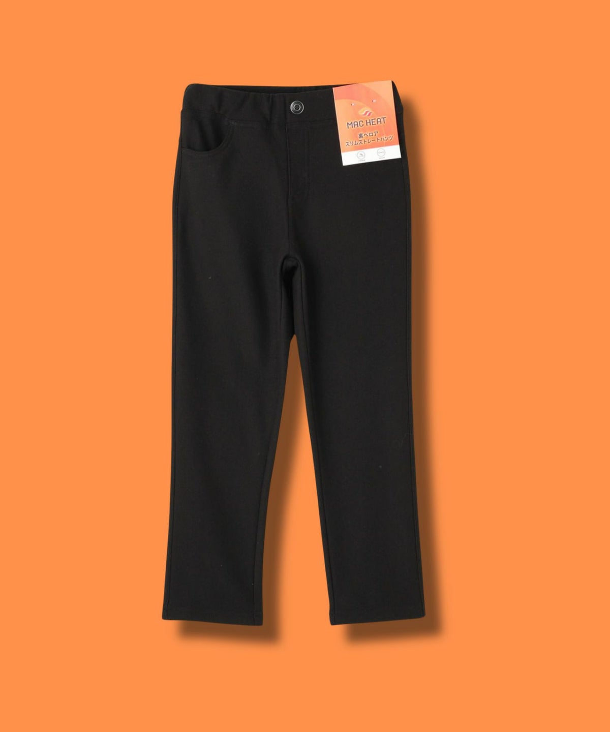 NAVY MAC HEAT 裏ベロアスキニーパンツ キッズ