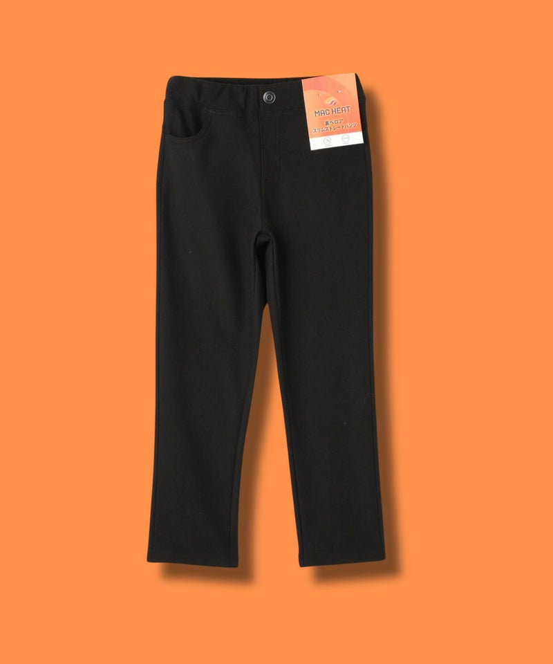 NAVY  MAC HEAT 裏ベロアスキニーパンツ キッズ商品画像-5