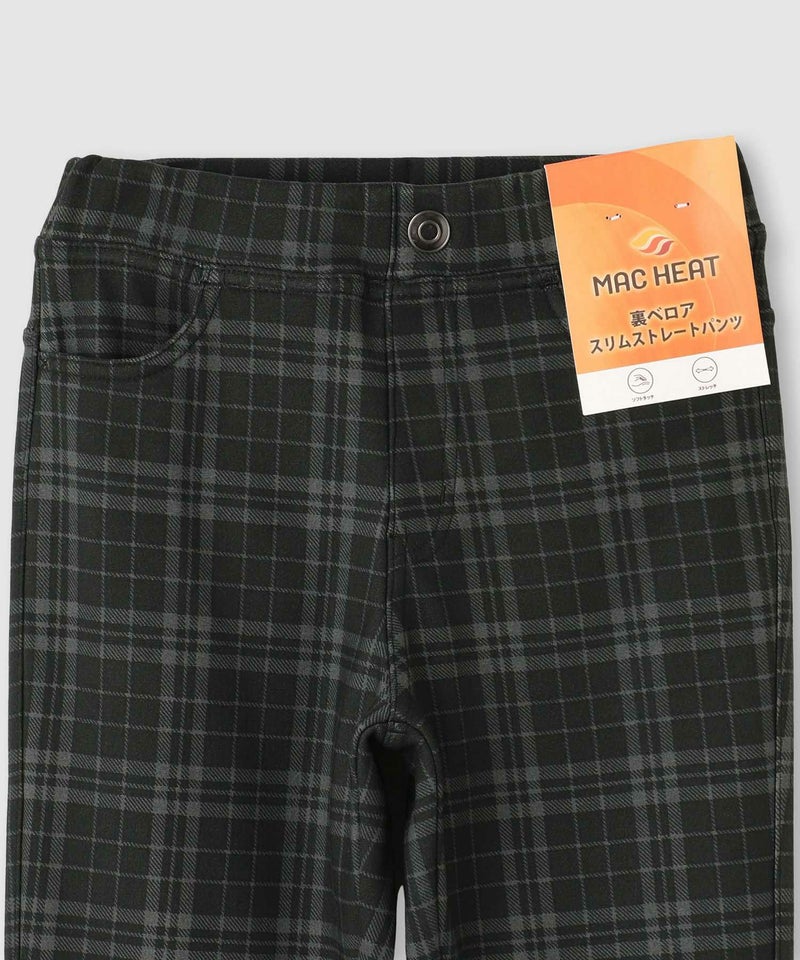 NAVY  MAC HEAT 裏ベロアスキニーパンツ キッズ商品画像-8